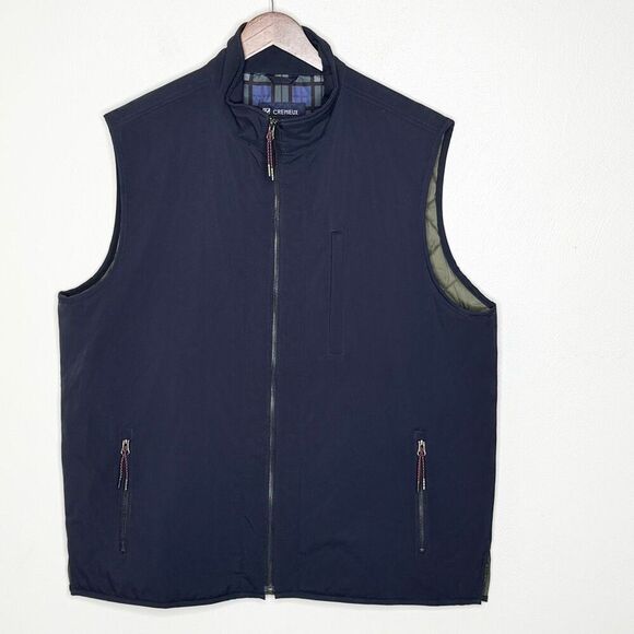 Daniel Cremieux Quilted Navy Blue Zip Up Vest - Men’s US XL - Picture 1 of 10